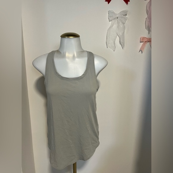 lululemon athletica Tops - Lululemon Athletica Light Gray Tank Top